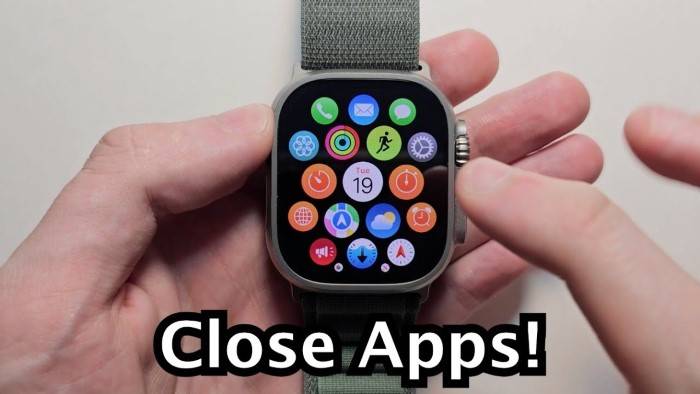 Methods for Closing Apps on Apple Watch