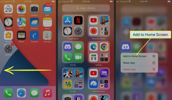 how to move apps on iphone 1