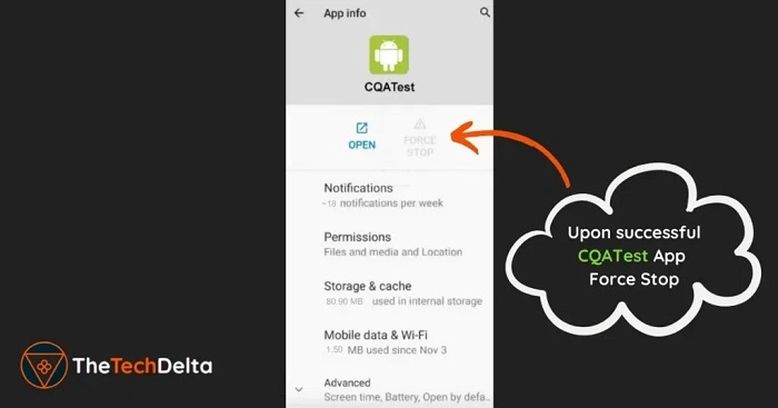How to Know If CQATest App Is Running