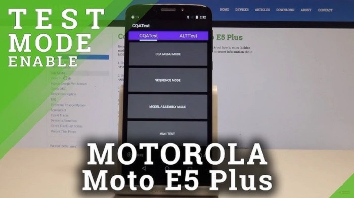 What Is CQATest App Motorola