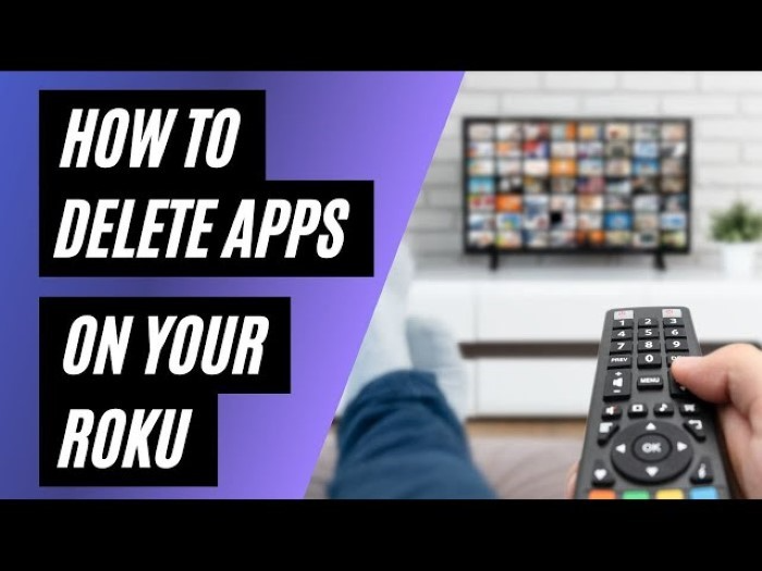 how to delete an app on roku tv 1
