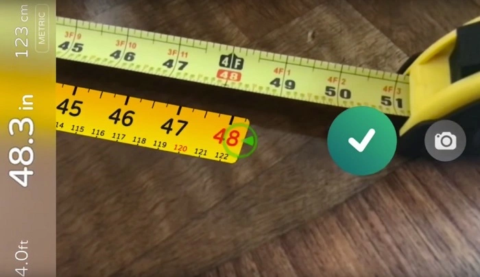 Measure App compared to Physical Measuring Tools 1