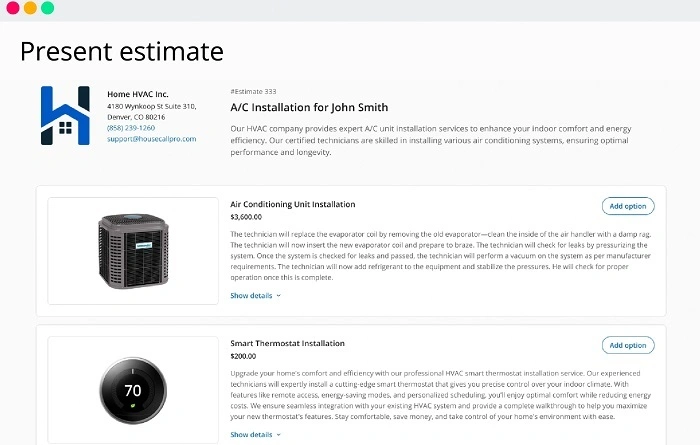 What Is an HVAC Proposal App 1